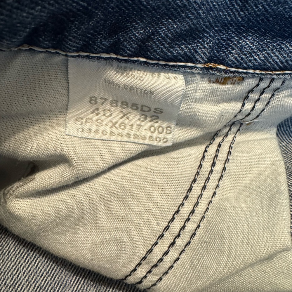 Men's Vintage Rustler Carpenter Jeans SZ 40X32 - Picture 5 of 6